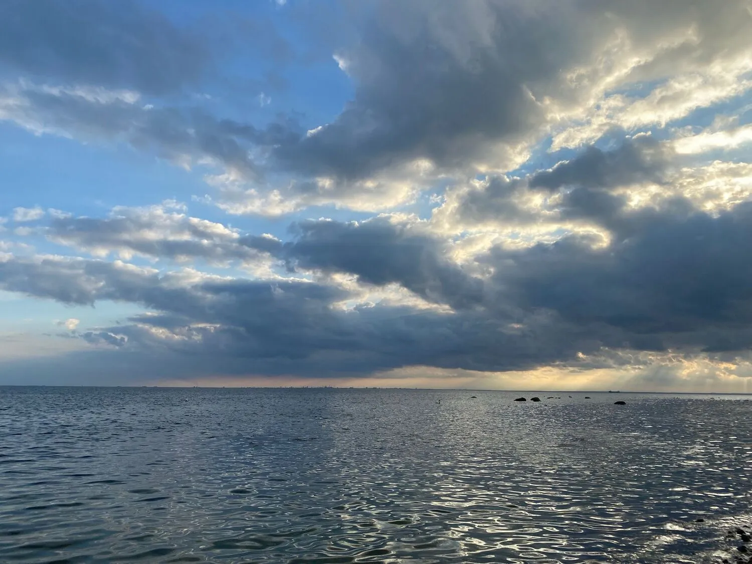 Blick auf den Strand